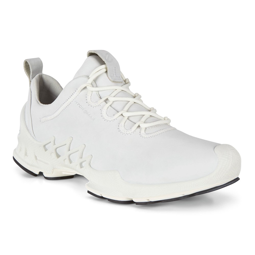 ECCO Mens Hiking Shoes White - Biom Aex Low - TIQ-192570